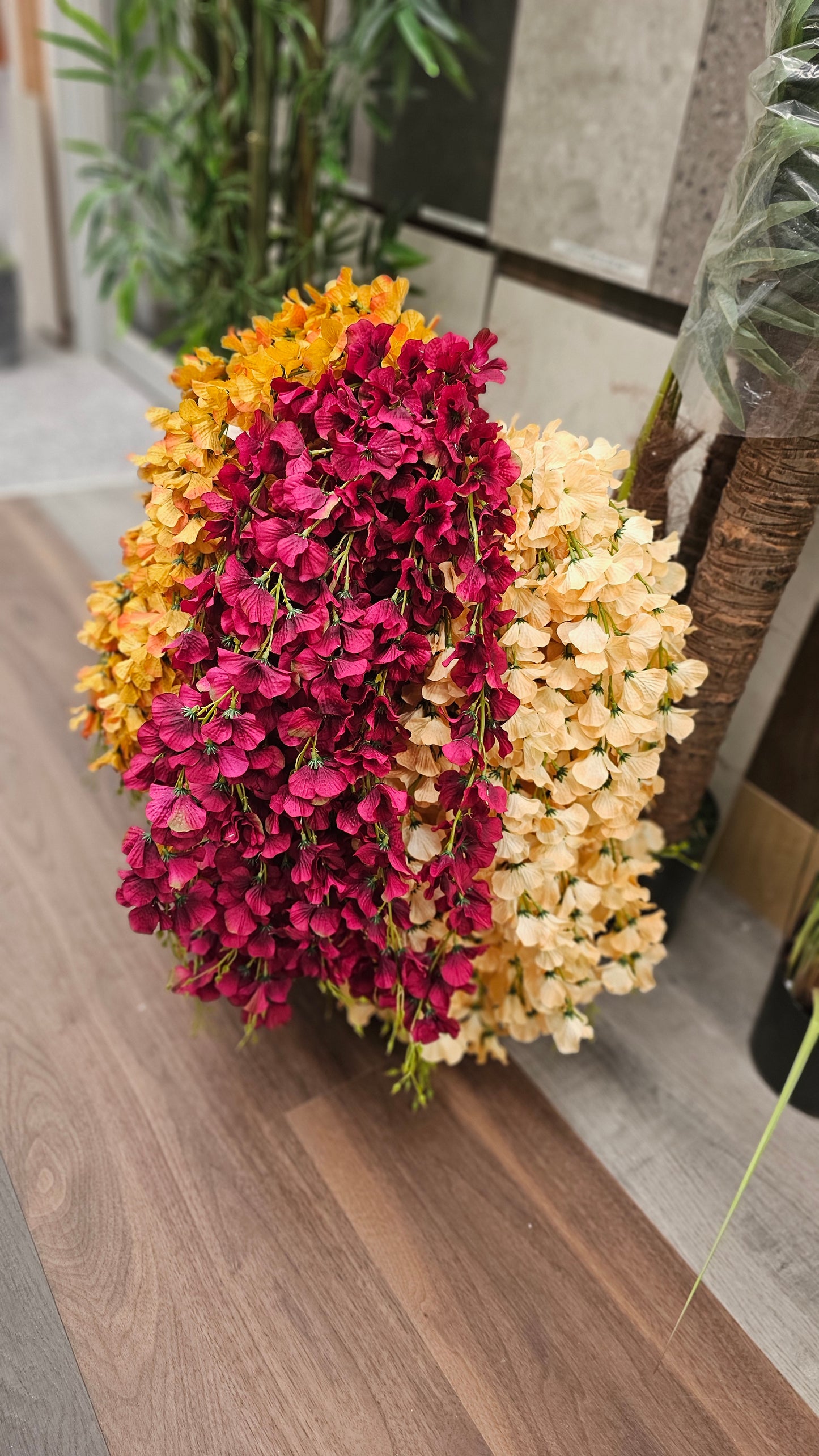 Hanging flowers