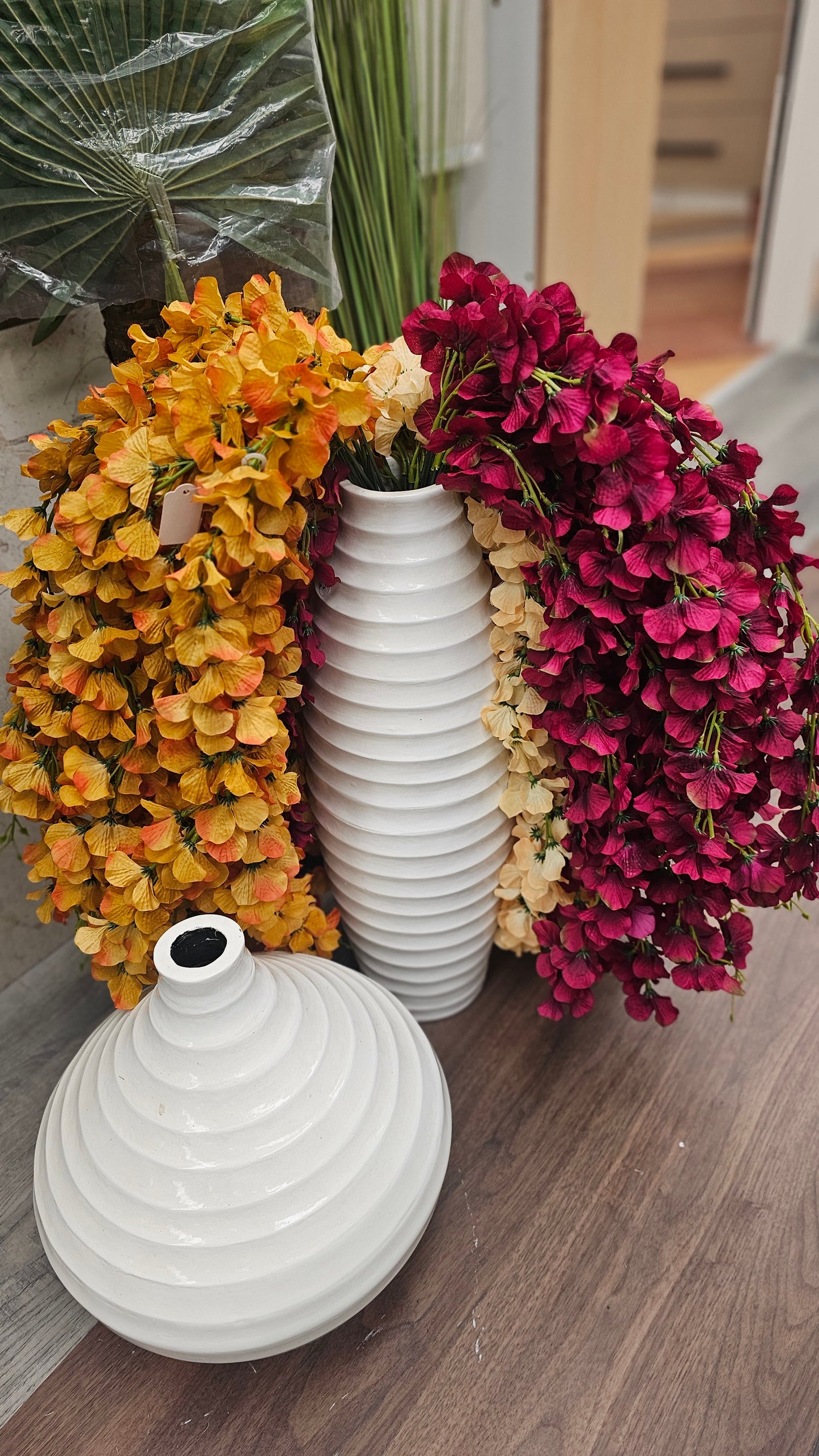Hanging flowers